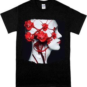 Robot Heavy Cotton T-Shirt - Art Tee Shirt - Creative T-Shirt